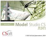 Логотип ЛЭП в 3D - новая версия Model Studio CS ЛЭП