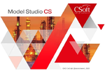 Логотип Выход обновлений российской системы трехмерного проектирования Model Studio CS