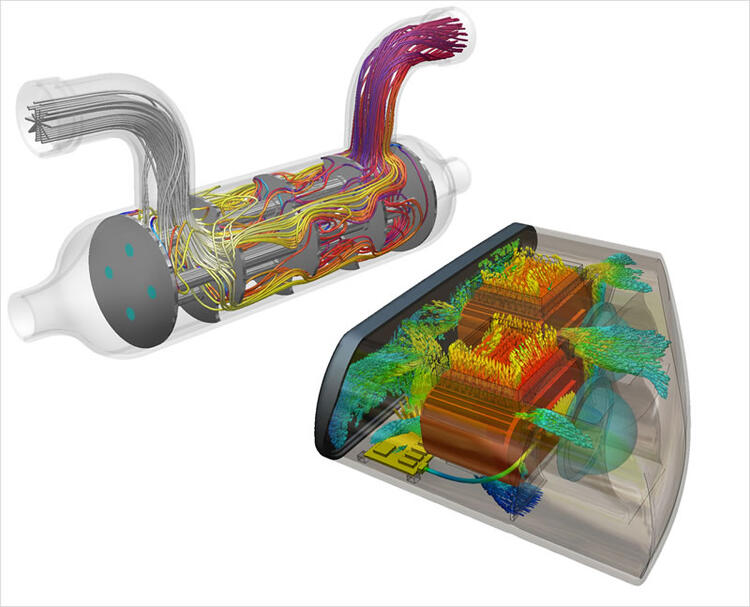 Autodesk Simulation CFD предлагает полный спектр возможностей моделирования потоков и процессов теплопередачи, позволяющих ускорить процесс разработки изделия и снизить его стоимость.