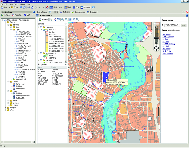 Autodesk MapGuide Studio - многоцелевое средство для обработки и загрузки данных, стилизации слоев и карт, web-компоновки